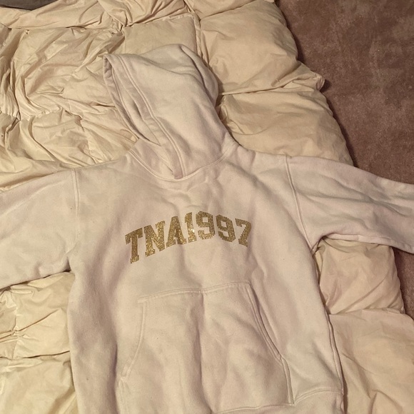 Used White TNA 1997 Sweater. has a few stains but can easily be removed!! - Picture 1 of 3